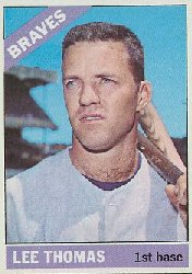 1966 Topps Baseball Cards      408     Lee Thomas